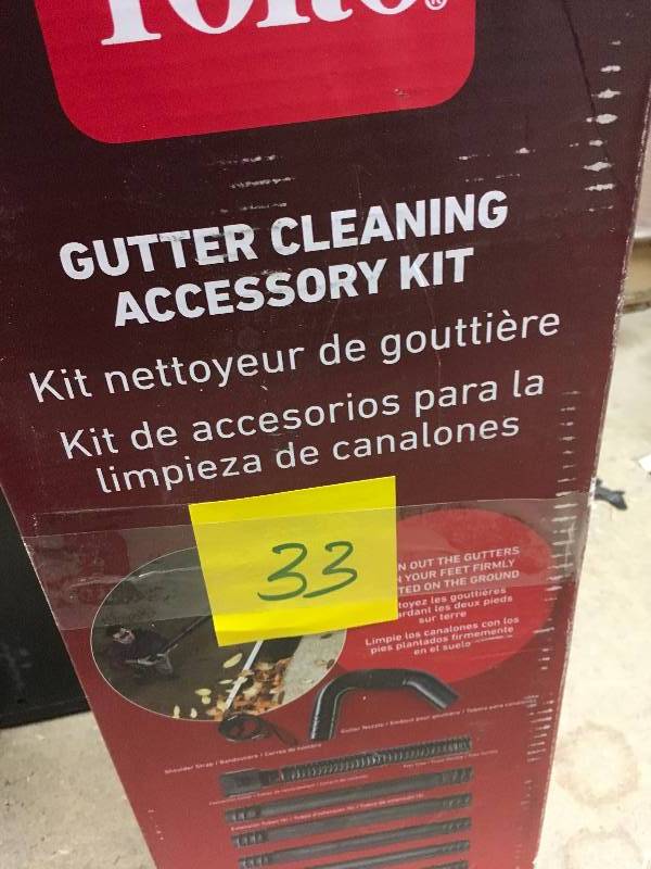 lot 33 image: Toro Gutter Cleaning Kit for BlowerVacs in good conditions