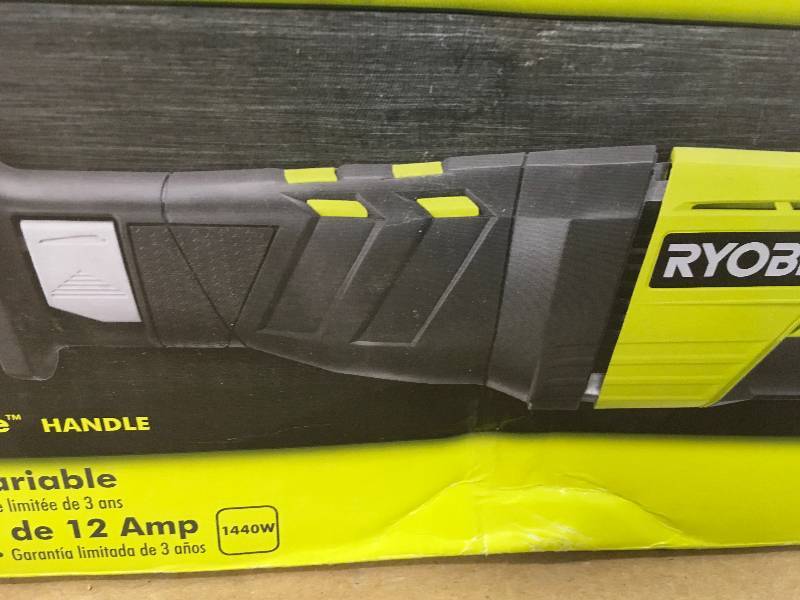 lot 44 image: Ryobi 12 Amp Reciprocating Saw in good working condition