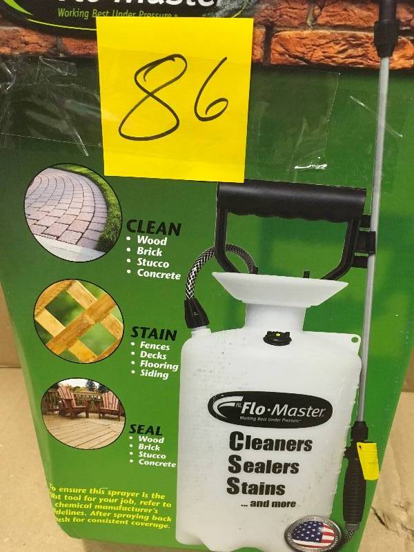 lot 86 image: Flow Master 2 gal. Deck Sprayer in good conditions