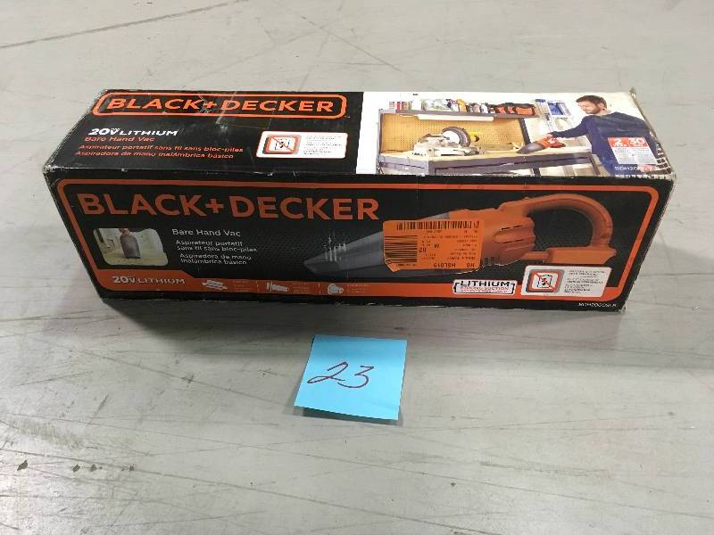 BLACK+DECKER BDH2000SLB 20V MAX Lithium Bare Hand Vacuum 