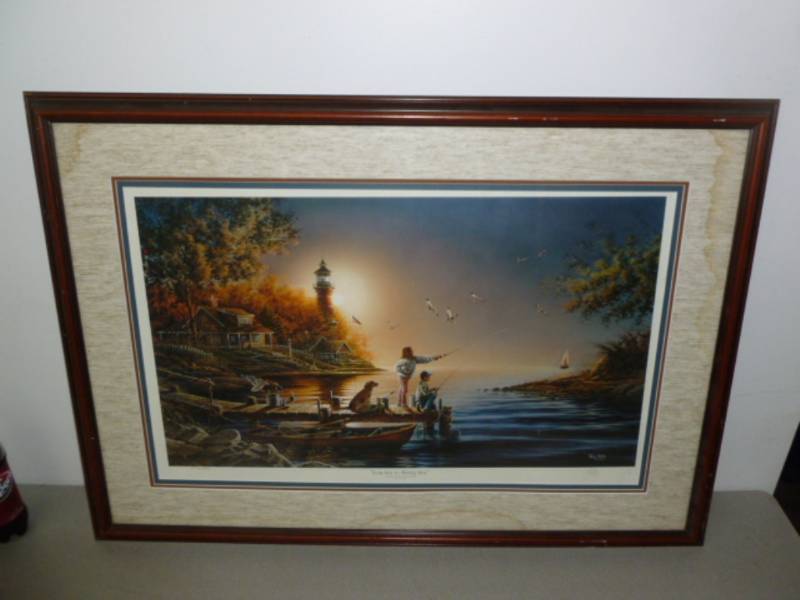 lot 4 image: Terry Redlin Print