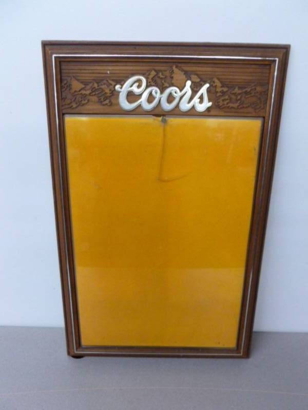 lot 9 image: Coors Display Board