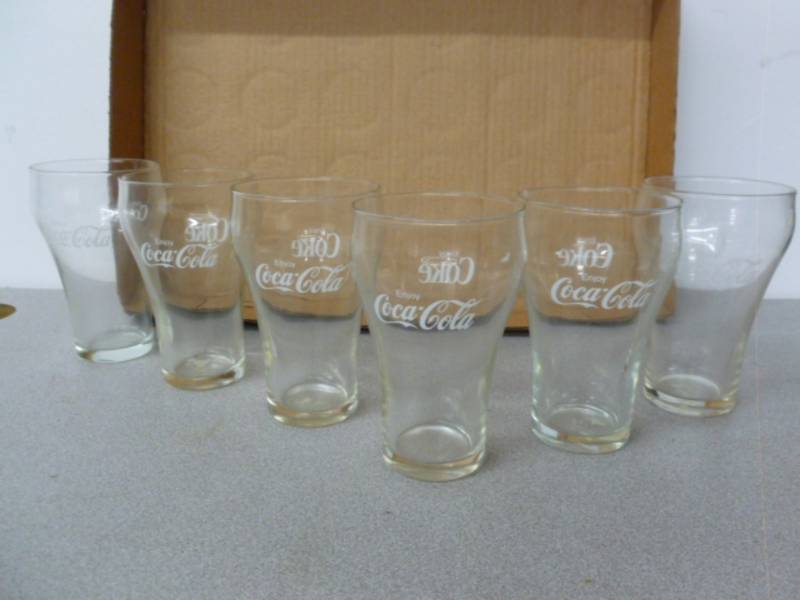 lot 31 image: Coca-Cola Glasses