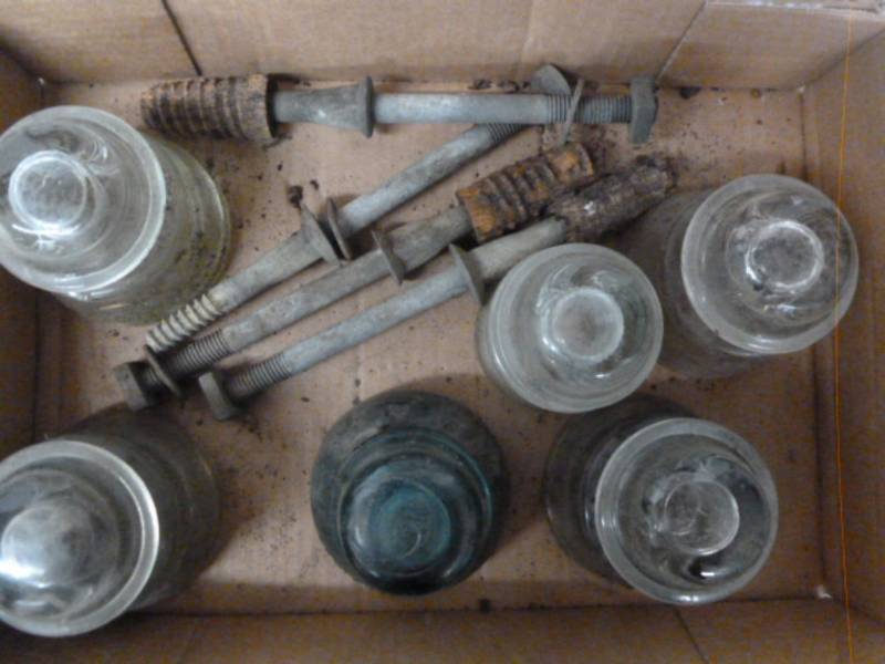 lot 164 image: Antique Insulators