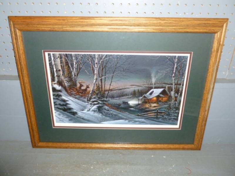lot 2 image: Terry Redlin Print