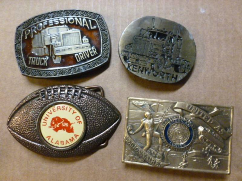 lot 122 image: Collectible Belt Buckles