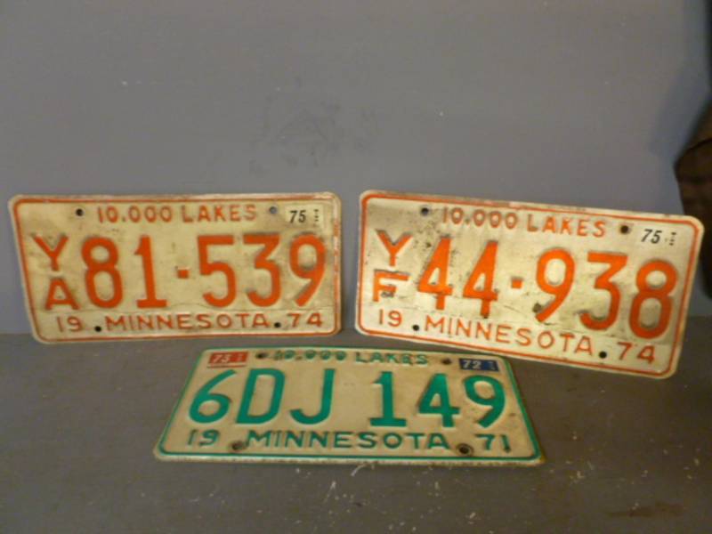 lot 159 image: Vintage License Plates