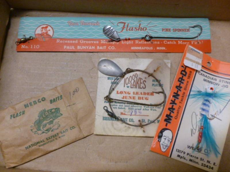 lot 209 image: Vintage Fishing Baits