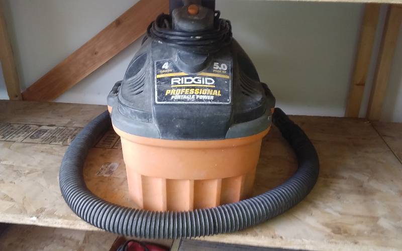 Ridgid 4 Gallon 5 Hp Shop Vac Users Manual