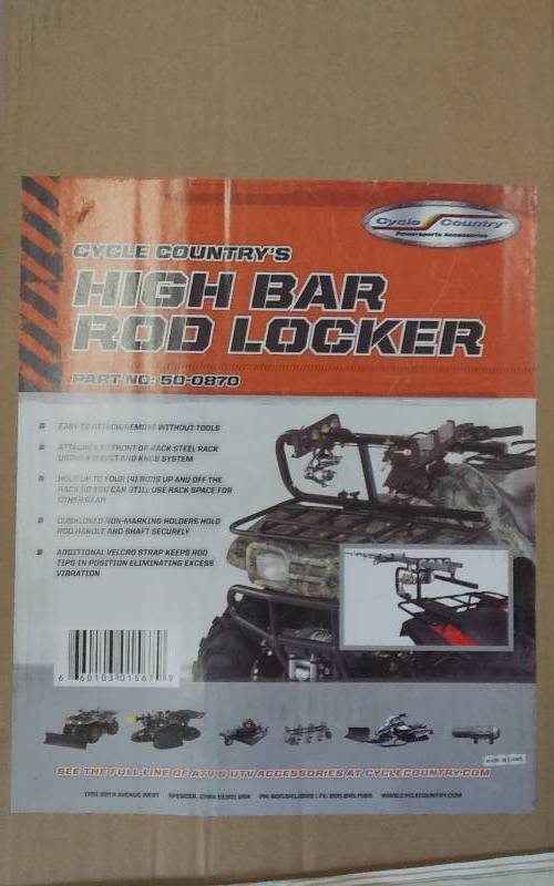 lot 31 image: Cycle Country High Bar Rod Locker (New In Box) Part # 50-0870