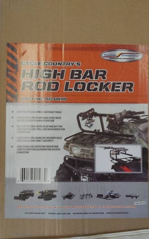 lot 32 image: Cycle Country High Bar Rod Locker (New In Box) Part # 50-0870