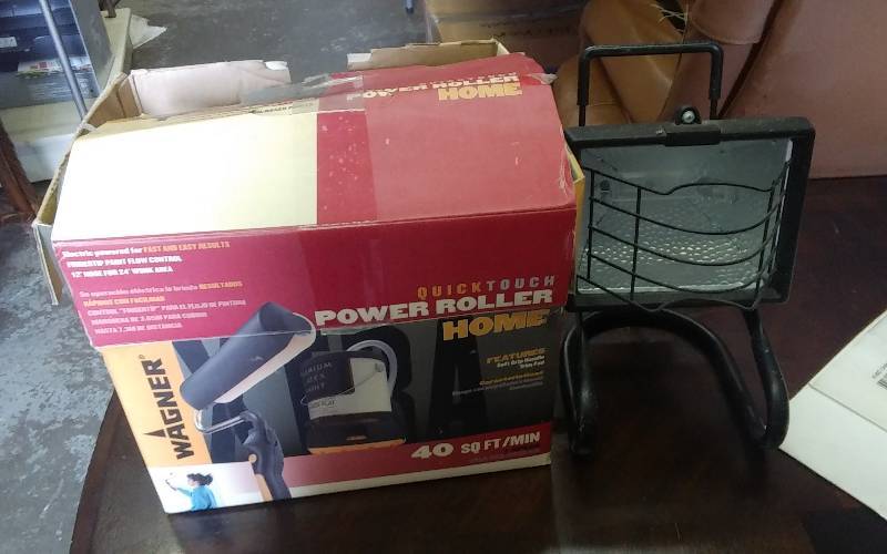 lot 39 image: Wagner Power Roller, Halogen Work Light