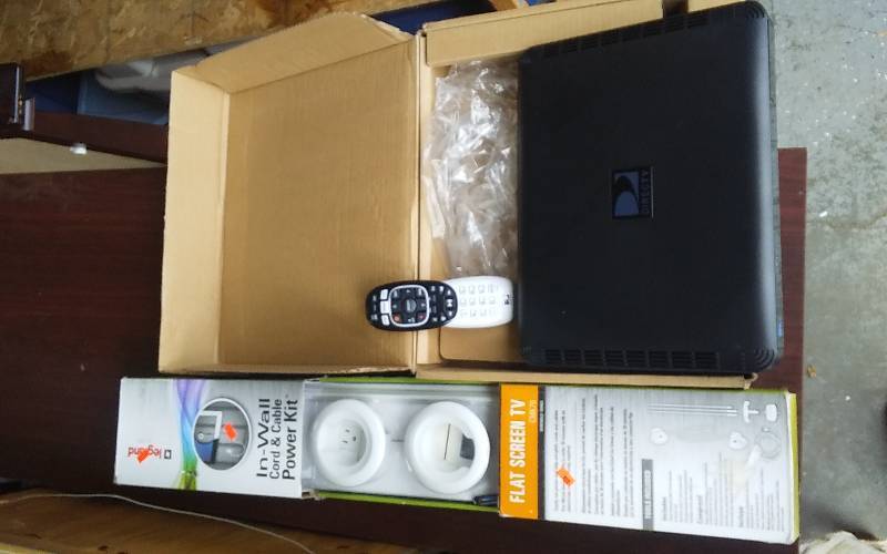 lot 45 image: In Wall Cord & Cable Hide Kit, Direct TV DVR