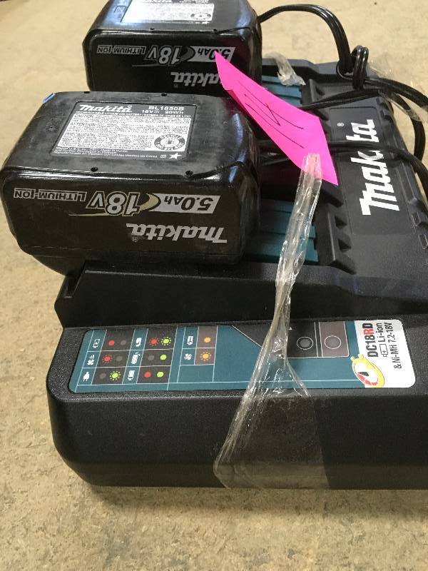 Makitta 18-Volt 5.0Ah LXT Lithium-Ion Battery and Dual Port Charger Starter Pack
