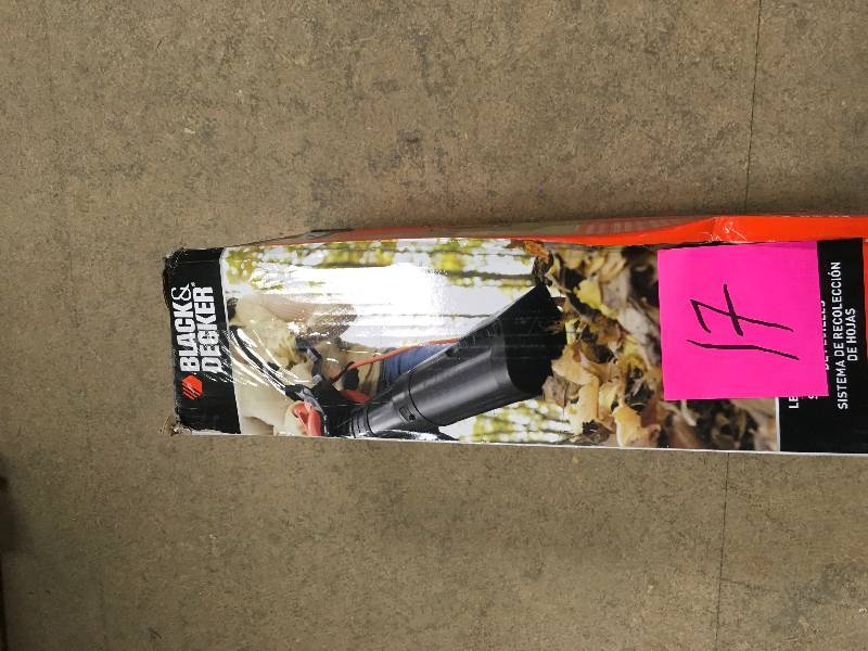 Black and Decker Leaf Collection System Attachment for All Corded Electric Handheld Stanley B&D 2-in-1 Leaf BlowerVacuums