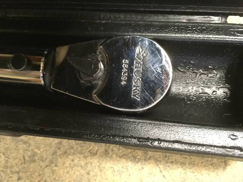 Husky 20-100 ft. lbs. 38 in. Drive Torque Wrench used in working conditions