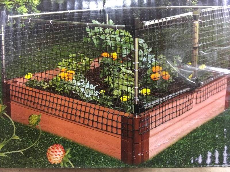 Frame it all 48 in. x 24 in. x 48 in. Stainless Steel Stack and Extend Animal Barrier