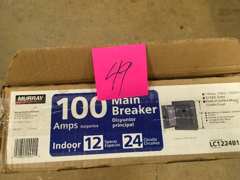 Murray 100-Amp 12-Space 24-Circuit Main Breaker Load Center