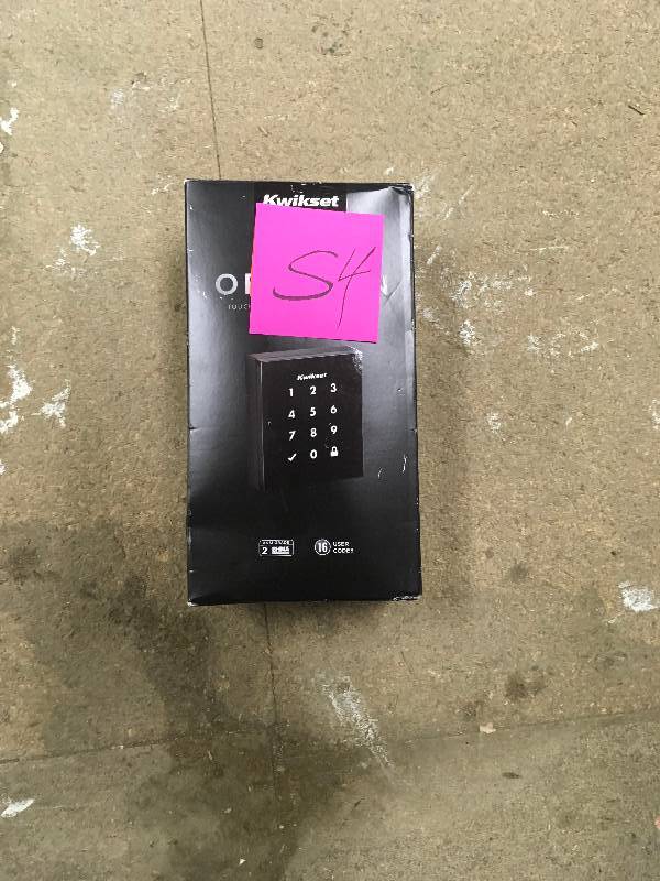 Kwikset Obsidian Venetian Bronze Keyless Electronic Touchscreen Deadbolt in good conditions