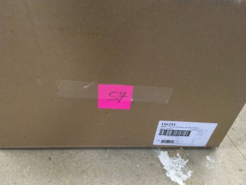 True Blue 16 in. x 25 in. x 1 in. Fiberglass FPR 1 Air Filter New