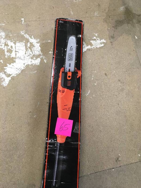 Black and Decker 10 in. 6.5-Amp Corded Electric Pole Saw in working conditions