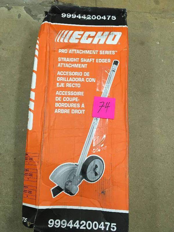ECHO SERIES PAS Power Head Straight Shaft Edger Attachment in good conditions