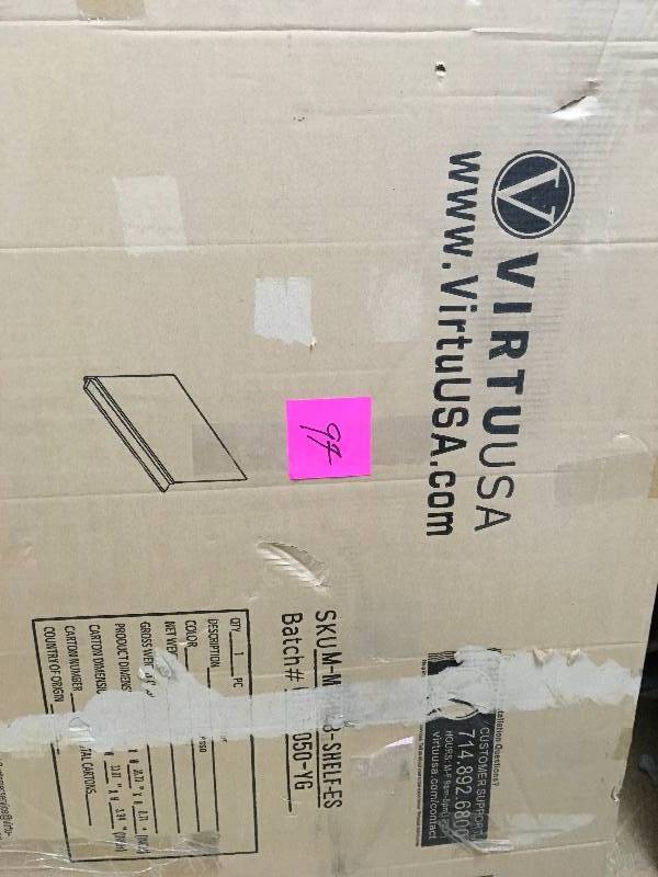 Virtu Usa H Mirror with Shelf not used