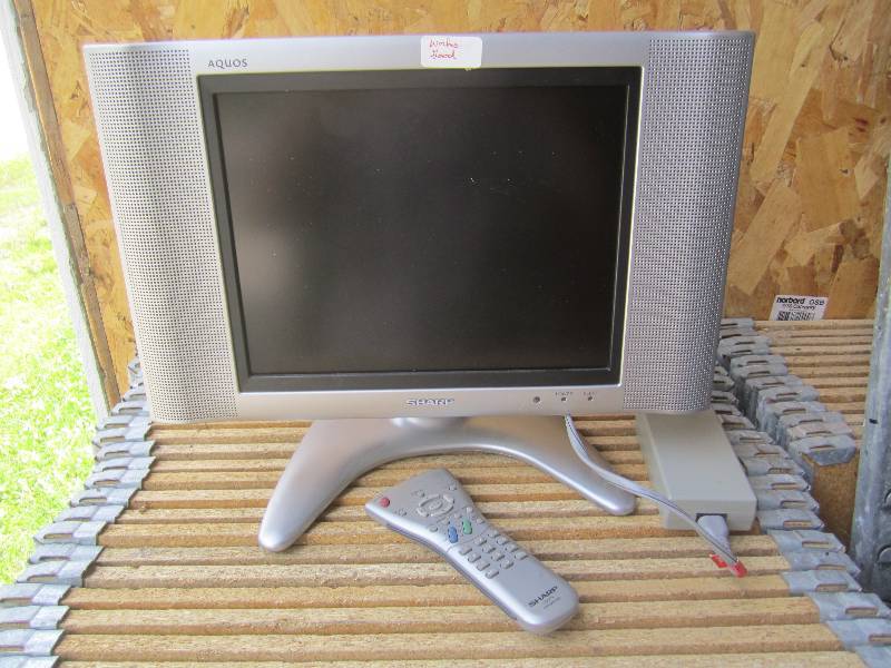 lot 16 image: 13 Sharp Aquos Liquid Chrystal TV ...