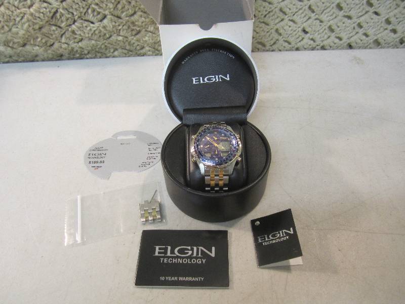 lot 28 image: Elgin Technology FG010 Flight Chron...
