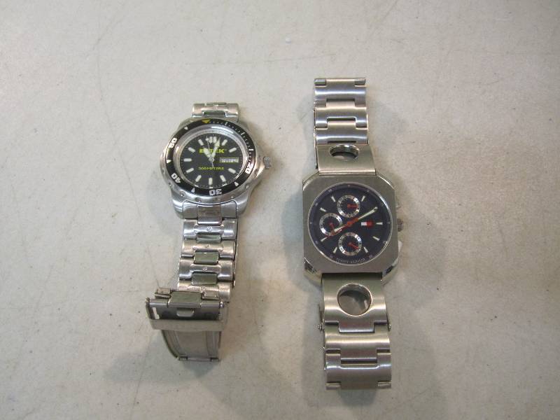 lot 34 image: Lot of 2 Watches 1 Ebtek Eddie Baue...
