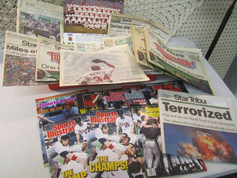 lot 46 image: Lot of Minnesota Twins Champions Ne...