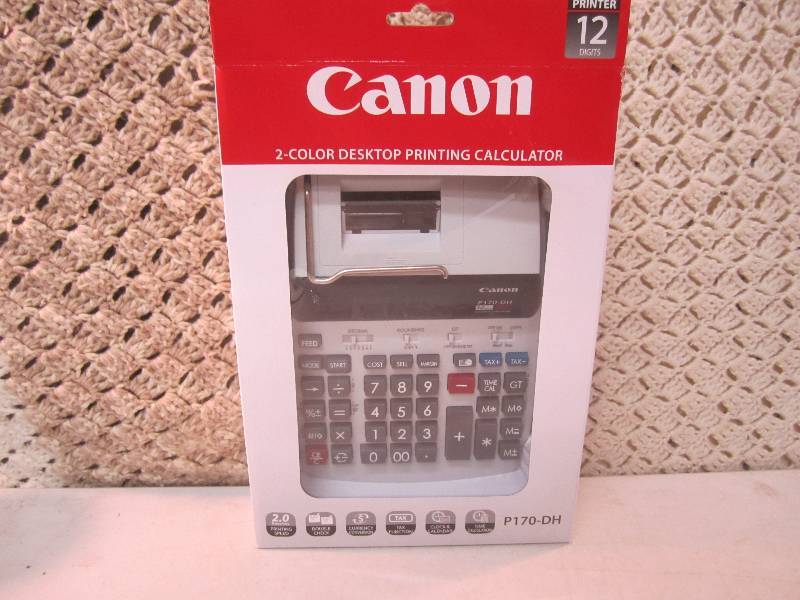 lot 50 image: Canon P170-DH 2-Color Desktop Print...