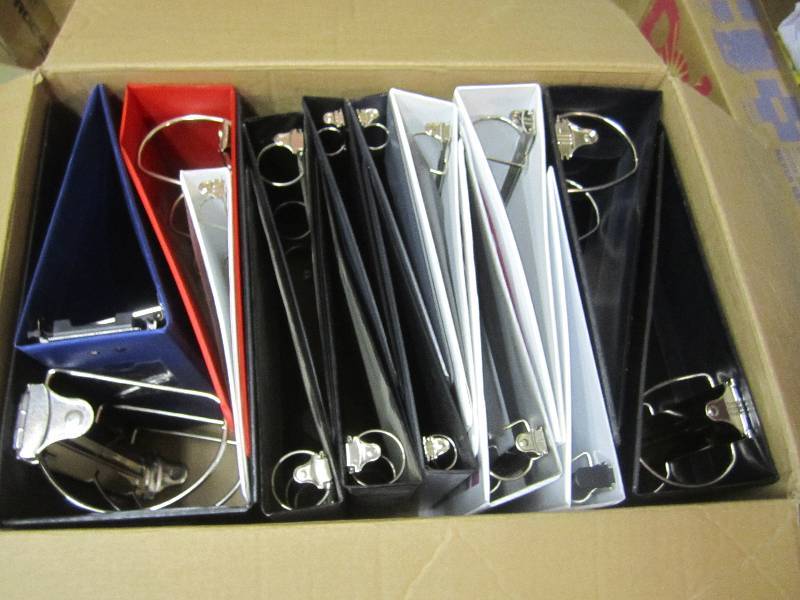 lot 84 image: Lot of 16 Various SizedColor 3-Rin...