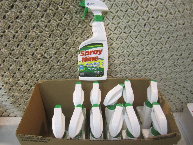 lot 89 image: 12 Spray Bottles of Spray Nine Heav...
