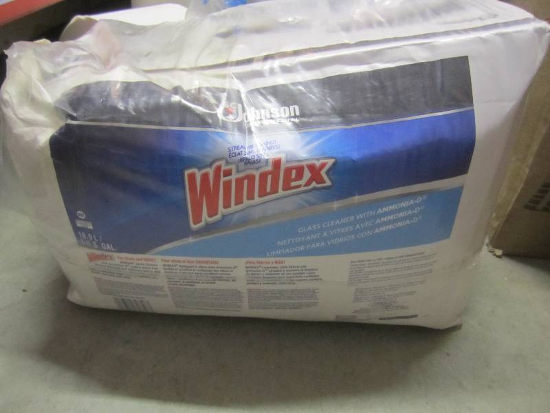 lot 96 image: 5 Gallons of Windex Window Cleaner ...