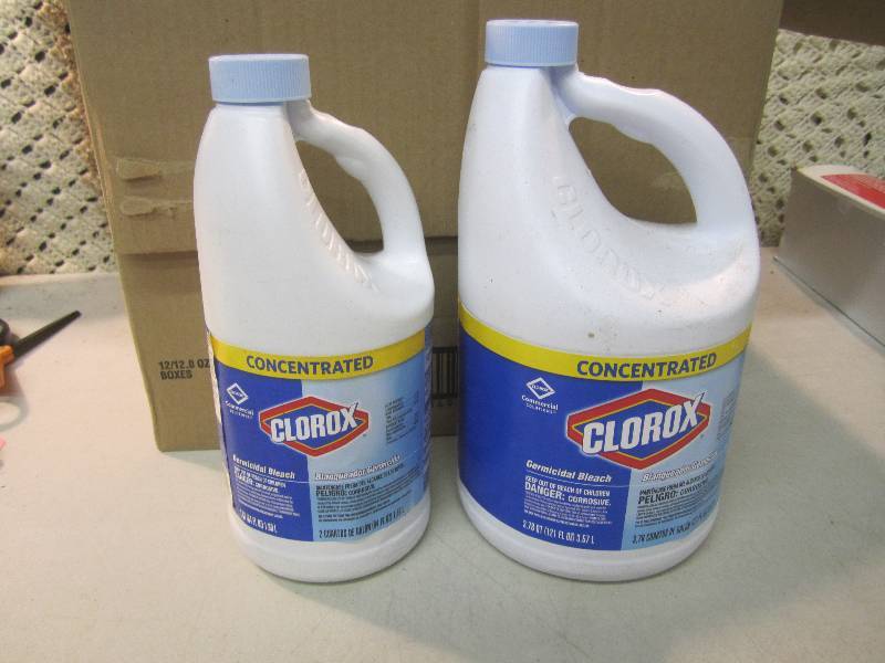 lot 113 image: 6 Bottles of Clorox Bleach 4 - 1 ga...