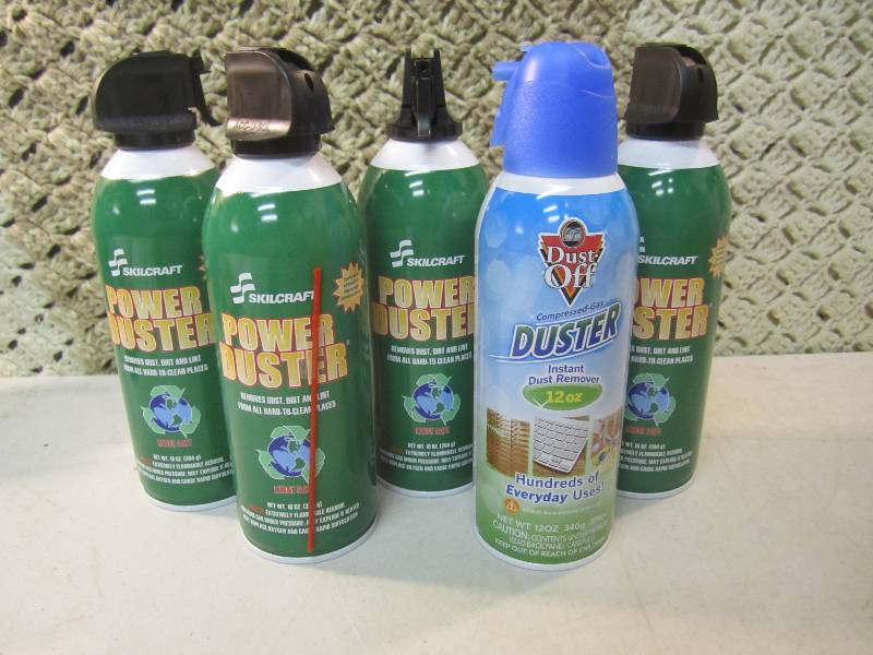 lot 120 image: 5 Cans of Power Dusters  EC1...