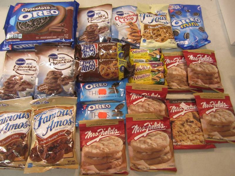 lot 156 image: Large Lot of Misc Cookies Best by d...