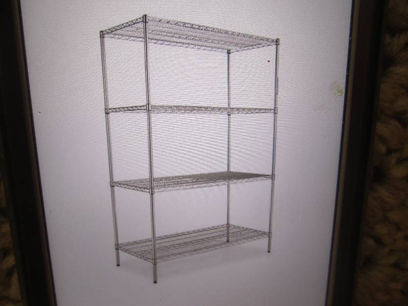 lot 165 image: Alera Industrial Heavy-Duty Wire Sh...