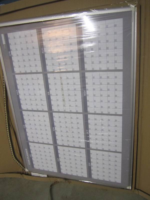 lot 166 image: 36 x 48 Year Planner Calendar Dry...