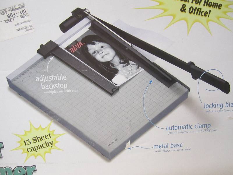 lot 172 image: 18 Paper TrimmerCutter Open Box  ...