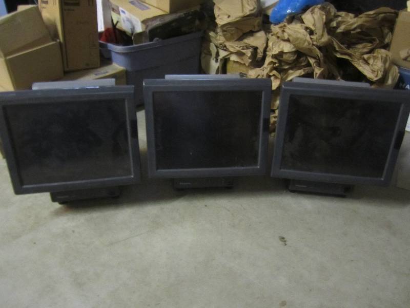 lot 182 image: Lot of 3 Panasonic Touch Screen Pio...