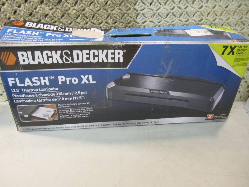 lot 188 image: Black & Decker Flash Pro XL 12.5 T...