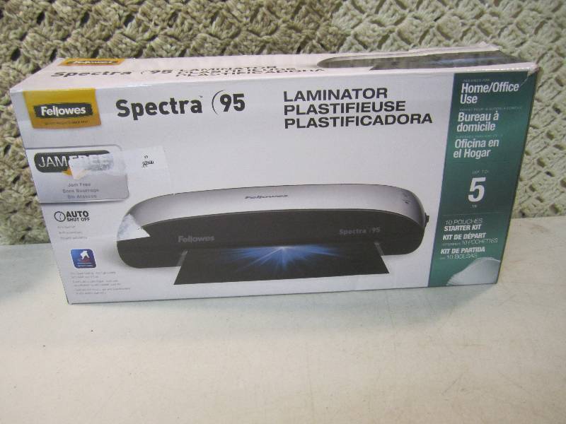 lot 189 image: Fellowes Spectra 95 Laminator Open ...