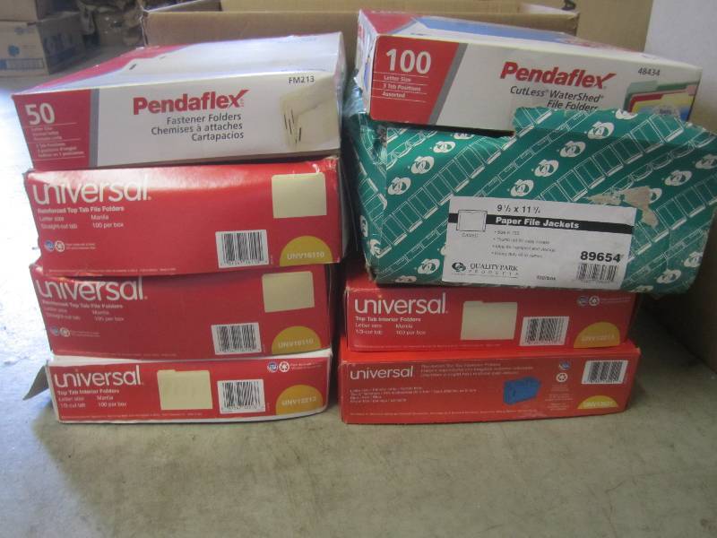 lot 190 image: Large Lot of Misc Letter Size Files...