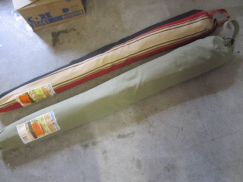 lot 192 image: 2 - 9 ft Patio Table Umbrellas Both...