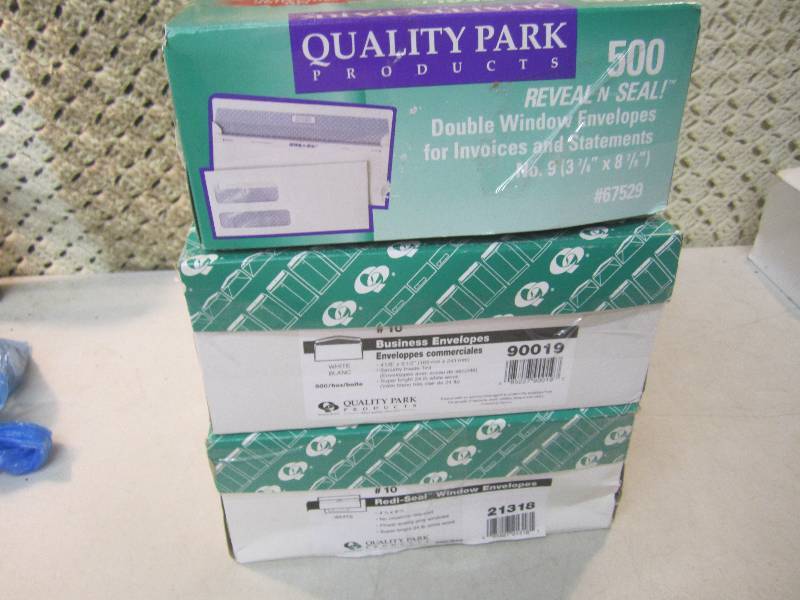 lot 194 image: Lot of 1500 Misc. #10 Business Enve...