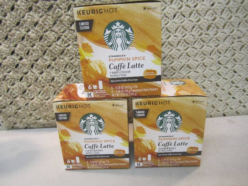 lot 225 image: 3 Boxes of Keurig Hot Starbucks Pum...
