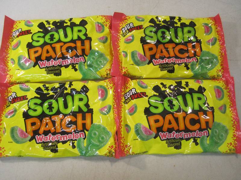 lot 236 image: 4 Bags of Sour Patch Watermelon Sof...