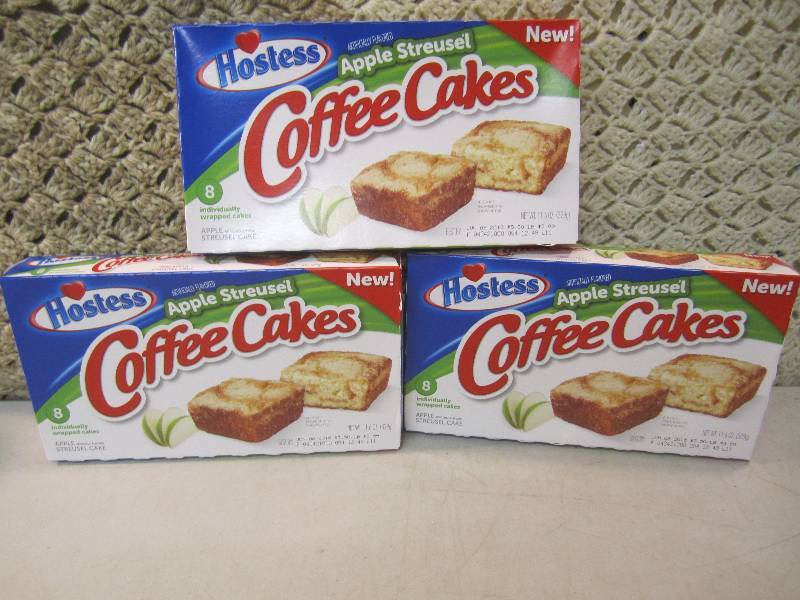 lot 245 image: 3 Boxes of Hostess Apple Streusel C...